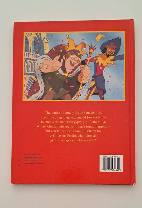 Walt Disney The Hunchback Of Notre Dame Ladybird kids children's picture story book classic bedtime