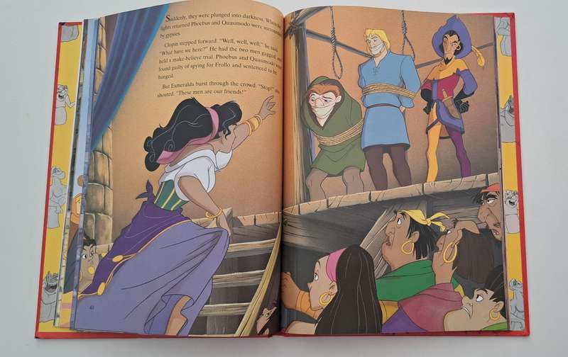 Walt Disney The Hunchback Of Notre Dame Ladybird kids children's picture story book classic bedtime