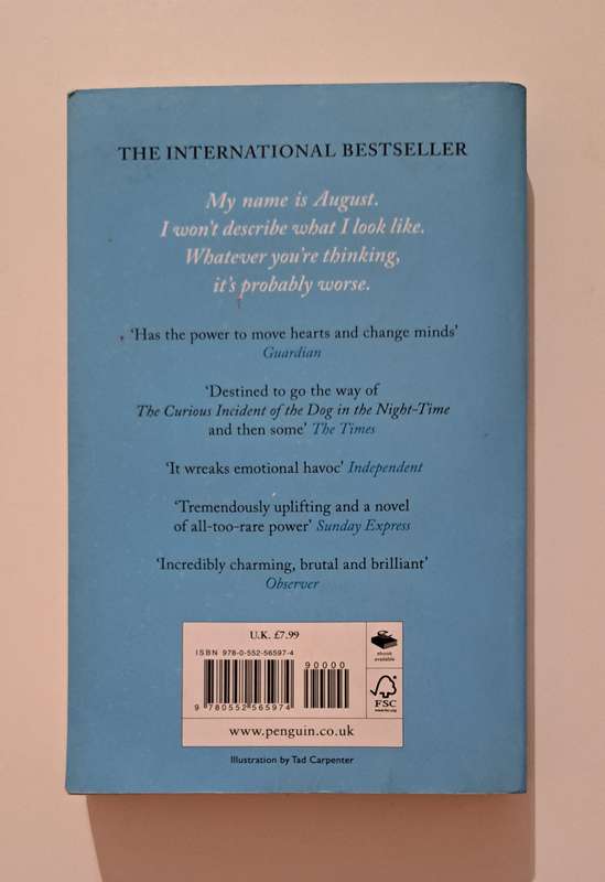 Wonder By R J Palacio realistic fiction film movie children young adult teen classic fiction friends