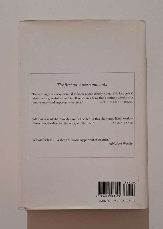 Woody Allen A Biography By Eric Lax memoir film comedy movie actor famous 20th century funny