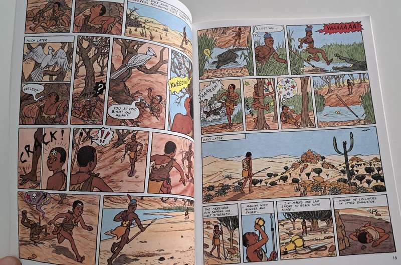 Zizi & Xau The Eagle Calls Carlos Carvalho graphic novel comic South Africa rare kids children story