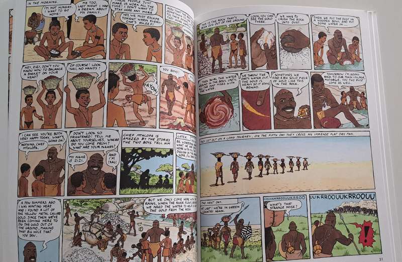 Zizi & Xau The Eagle Calls Carlos Carvalho graphic novel comic South Africa rare kids children story