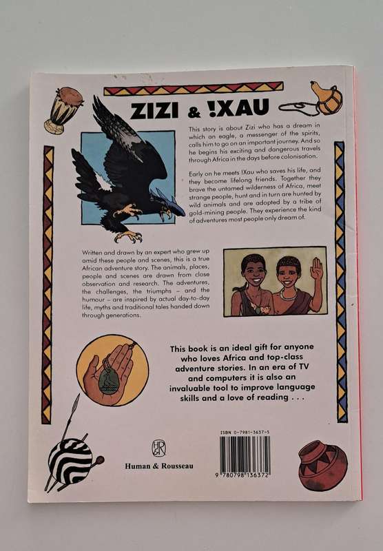Zizi & Xau The Eagle Calls Carlos Carvalho graphic novel comic South Africa rare kids children story