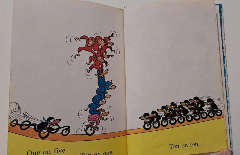 Bears On Wheels Early Counting book By Stan & Jan Berenstain kids Children's picture book