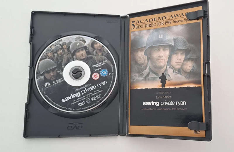 Saving Private Ryan DVD movie film war army military epic drama 5x Academy Awards Steven Spielberg