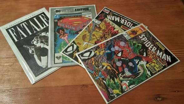 modern age crystal clear comic book plastic bags sleeves covers Marvel DC protection folder