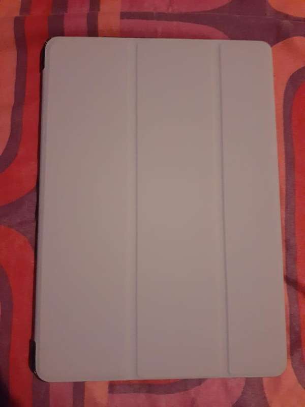 IPAD 9 9th generation  10.2" wifi  256 gig light grey  with a cover