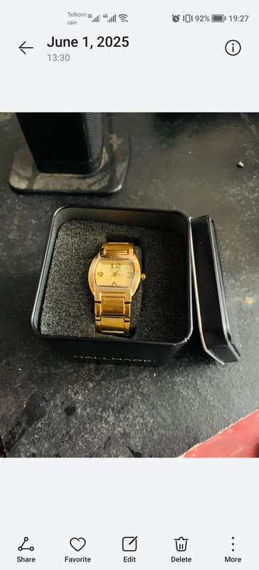 Gold watch