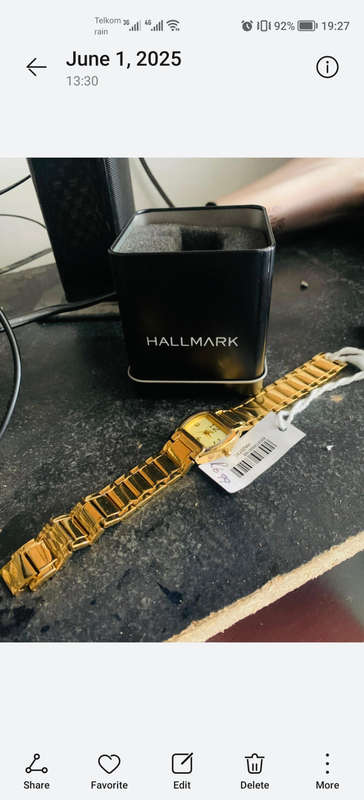 Gold watch