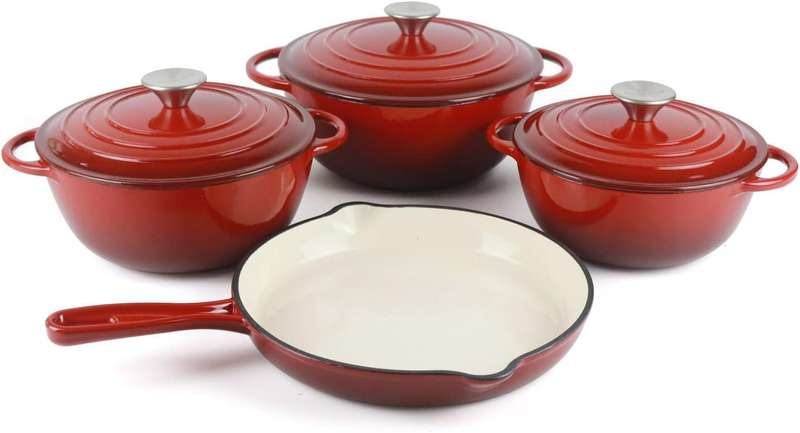 Dolphin cast iron pots