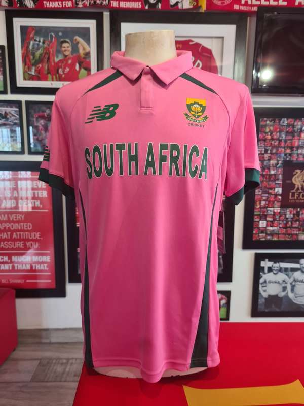 Hashim Amla Signed South African ODI Cricket Shirt