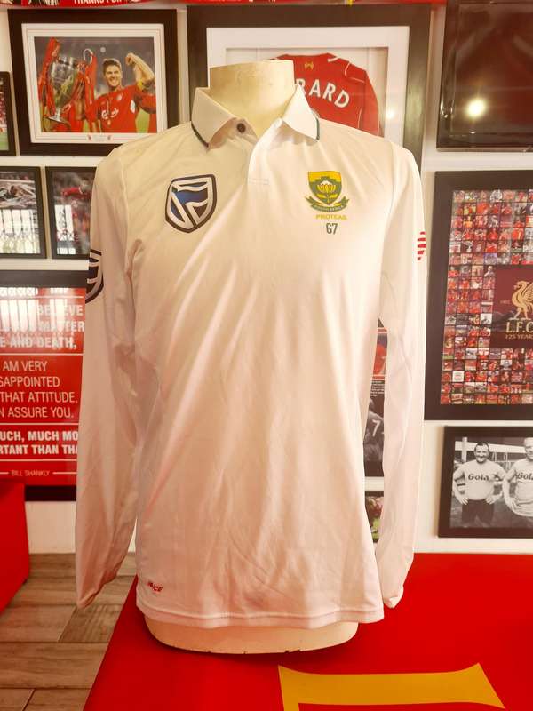 JP Duminy Match Used South African Test Cricket Shirt