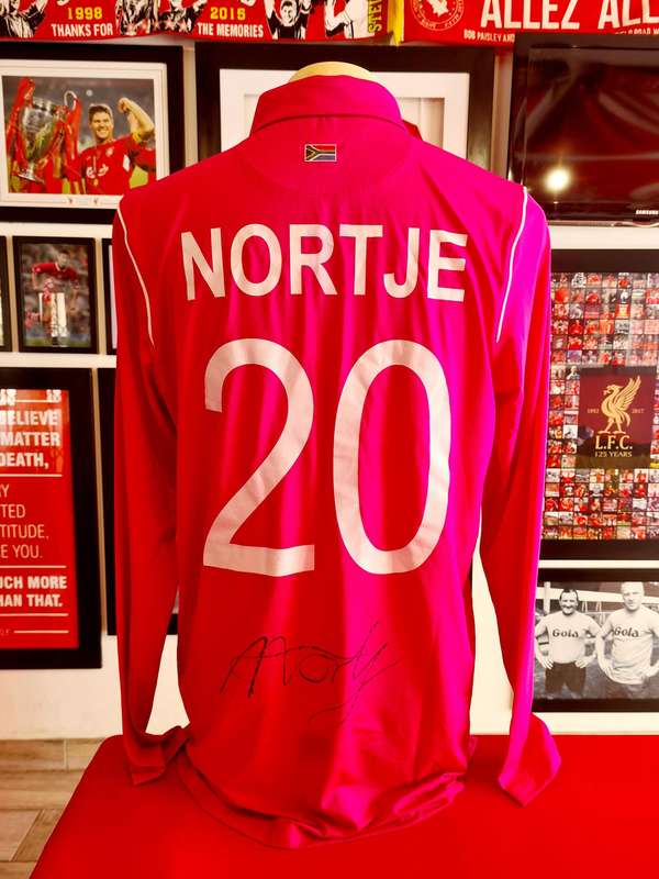 Andre Nortje Signed South Africa ODI Cricket Shirt