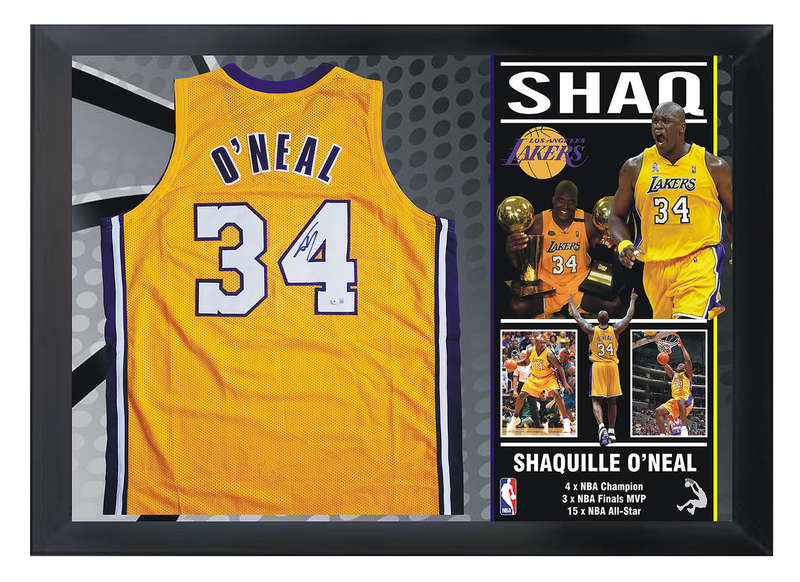 Los Angeles Lakers  Shaquille ONeal Signed Basketball Jersey