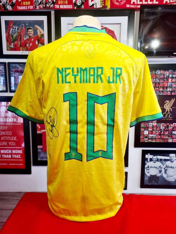 Brazil  Neymar Jr Signed Shirt