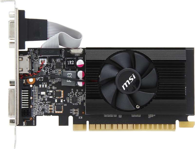 MSI GEFORCE GT 720 GPU | N720 - 2GD3LP | 2 GB DDR3 VRAM | 192 CUDA CORES
