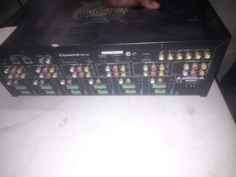 SPEAKERCRAFT MZC-66 MULTI-ZONE CONTROLLER/ AMPLIFIER | 6 SOURCE | 6 ZONE