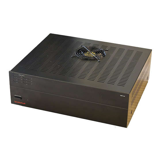 SPEAKERCRAFT MZC-66 MULTI-ZONE CONTROLLER/ AMPLIFIER | 6 SOURCE | 6 ZONE