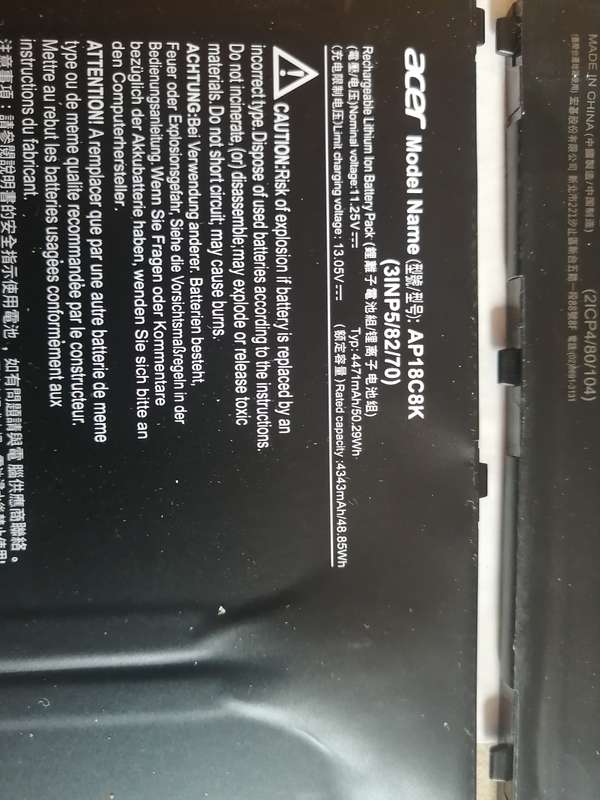 Various Acer laptops batteries (Read description)