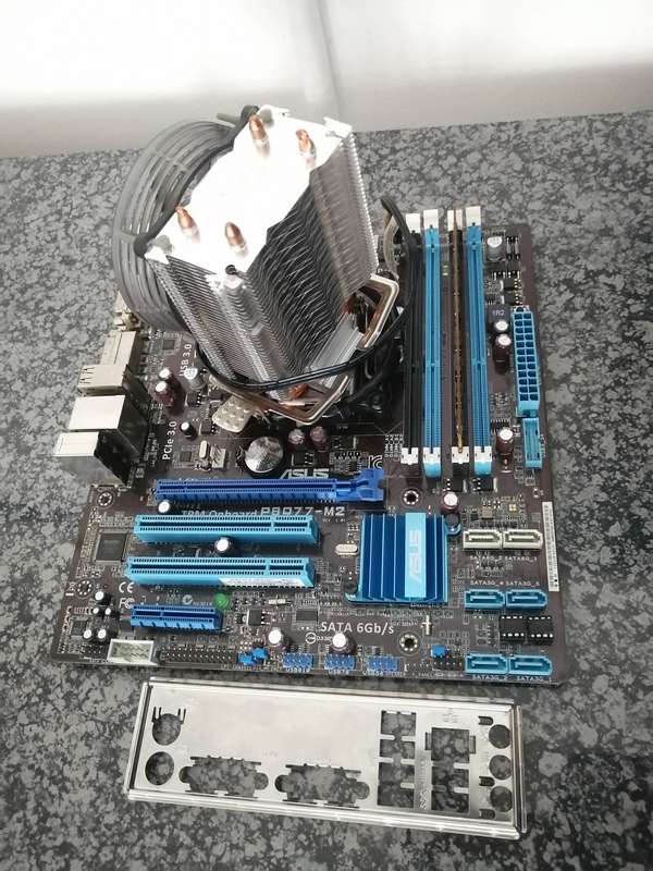 Gaming core i5 2nd gen combo bundle (motherboard + cpu +Antec led cpu cooler) 4 ram slots (no ram)