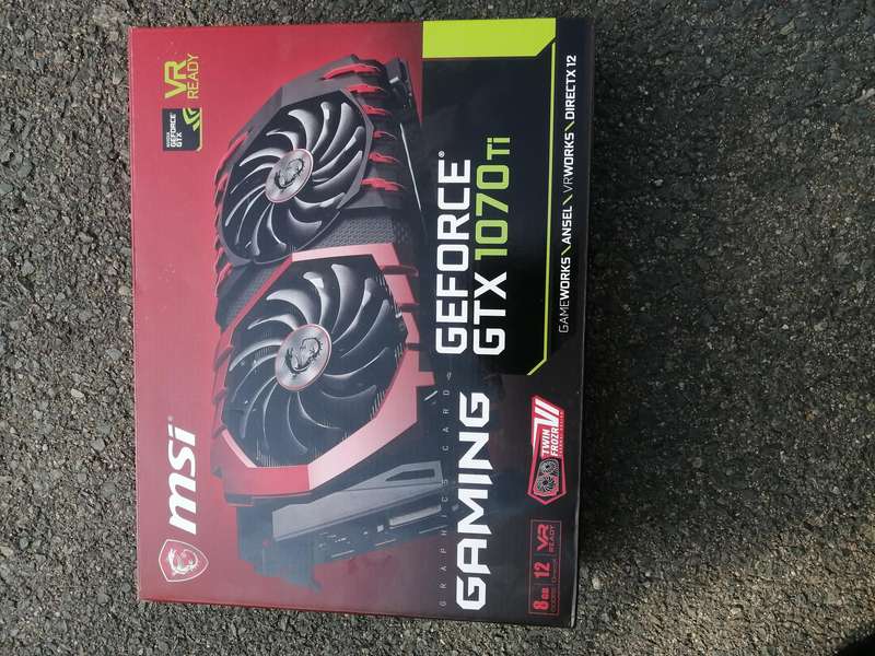 MSI NVIDIA 8GB GTX 1070ti GeForce GAMING GRAPHICS CARD, GDDR5
