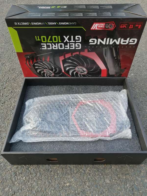 MSI NVIDIA 8GB GTX 1070ti GeForce GAMING GRAPHICS CARD, GDDR5