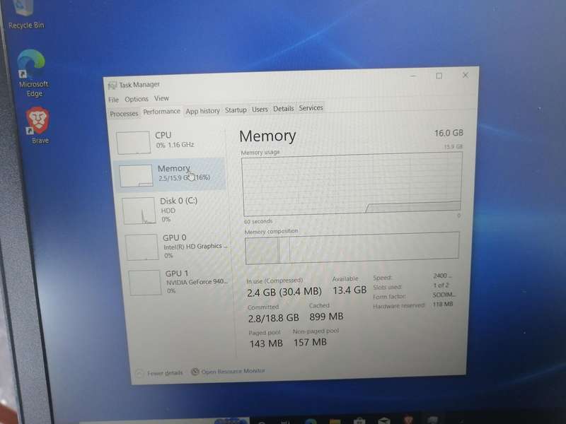 Dell 5580 Core i7 7th Gen, 2GB NVIDIA GRAPHICS ONBOARD, 16GB ddr4, 256GB SSD, Battery excellence