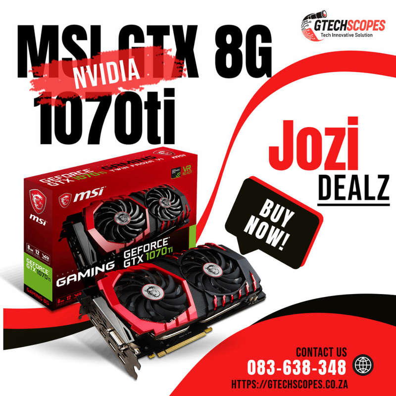 MSI NVIDIA 8GB GTX 1070ti GeForce GAMING GRAPHICS CARD, GDDR5