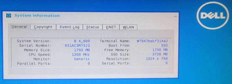 Dell Wyse Tx0D 3020 Thin Client Armada PXA2128 1.2GHz 4GB Flash 2GB Ram ThinOS