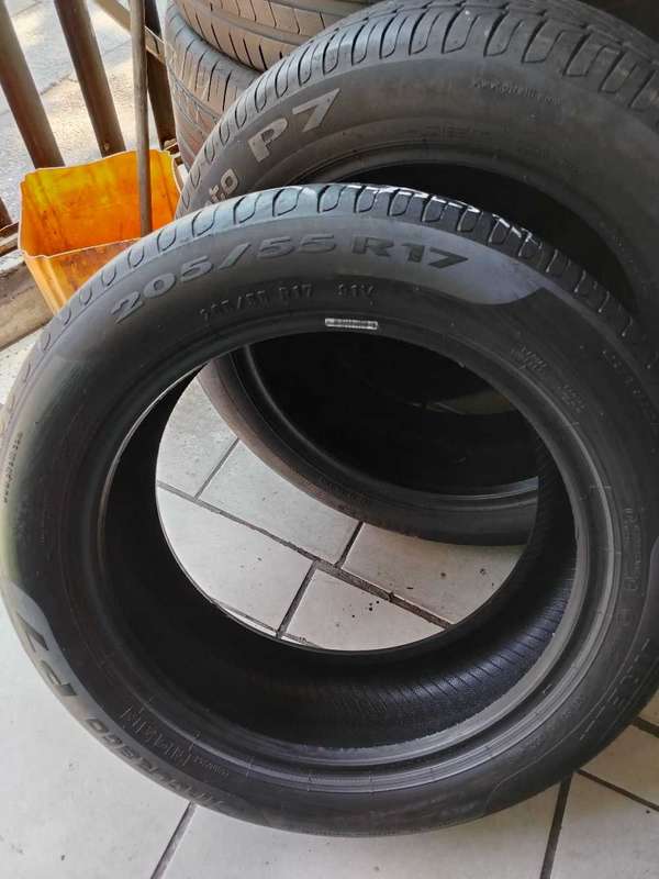 205/55/17 x 2 Pirelli Scorpion tyres. 80%