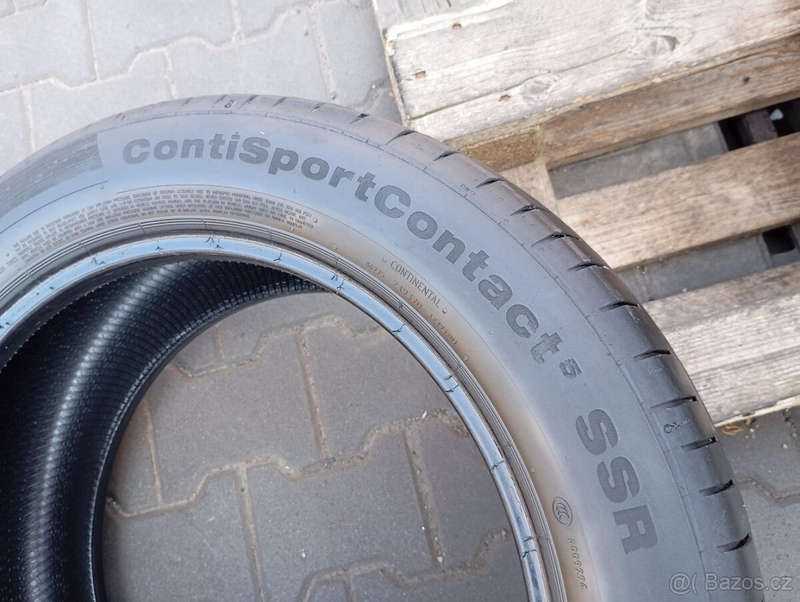 255/50/19 × 2 Continental Runflat used tyres