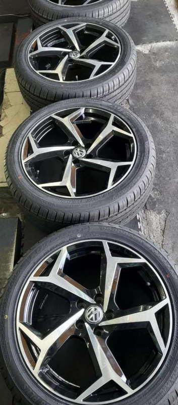 Set of Mags and Tyres for VW Golf