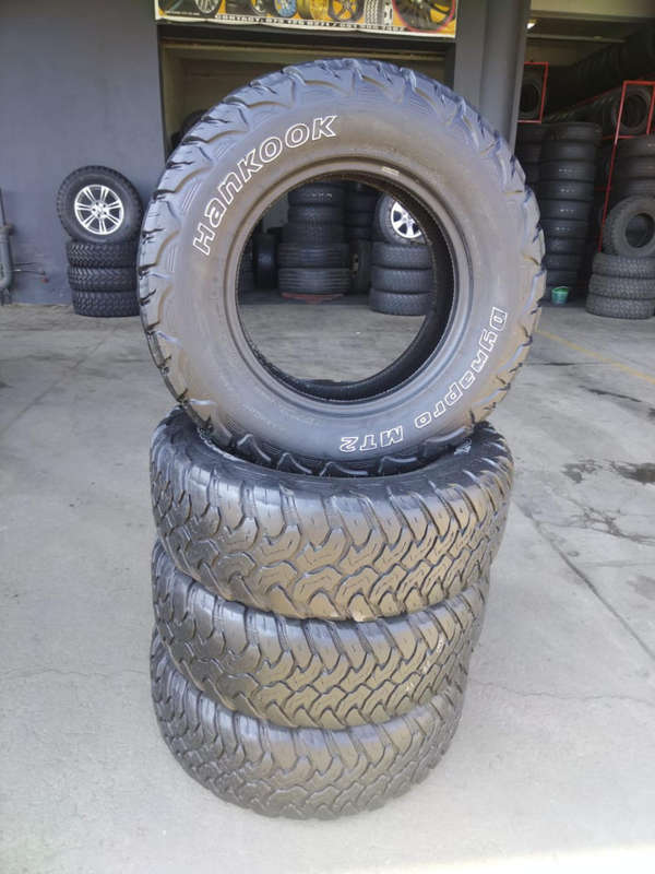265|70|17 × 4 Hankook AT² Mud Terrain tyres