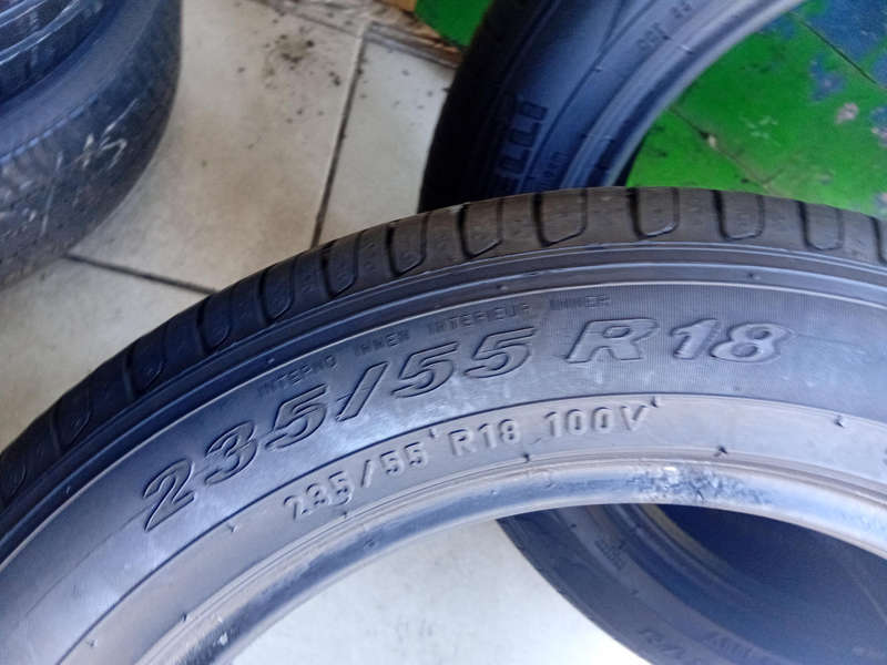 235/55/18 × 2 Pirelli Scorpoin fairly used tyres