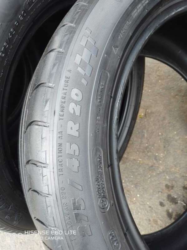 275/45/19 Michelin Latitude Sport Tyres.