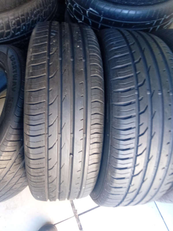 215/55/18 Continental fairly used tyres