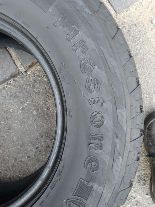 245/70/16 × 4 Firestone fairly used tyres
