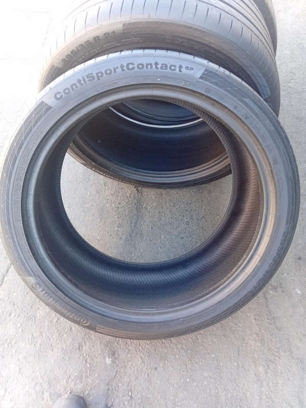 295/35/21 Continental Sport Contact5 used tyres