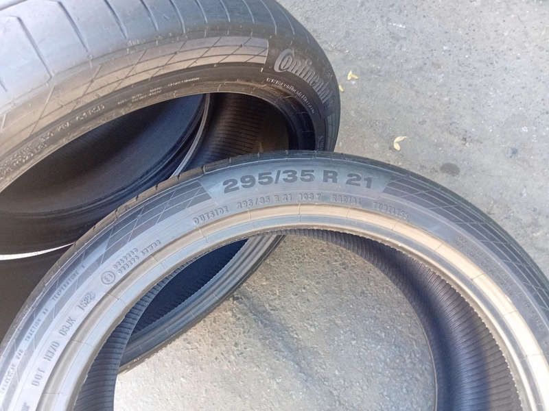 295/35/21 Continental Sport Contact5 used tyres