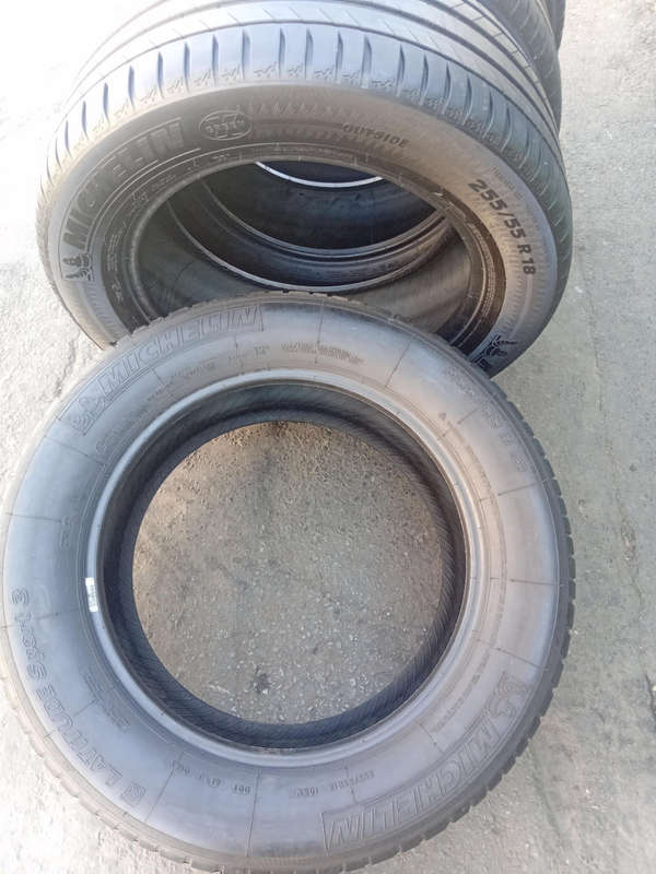 255/55/18 Michelin fairly used tyres