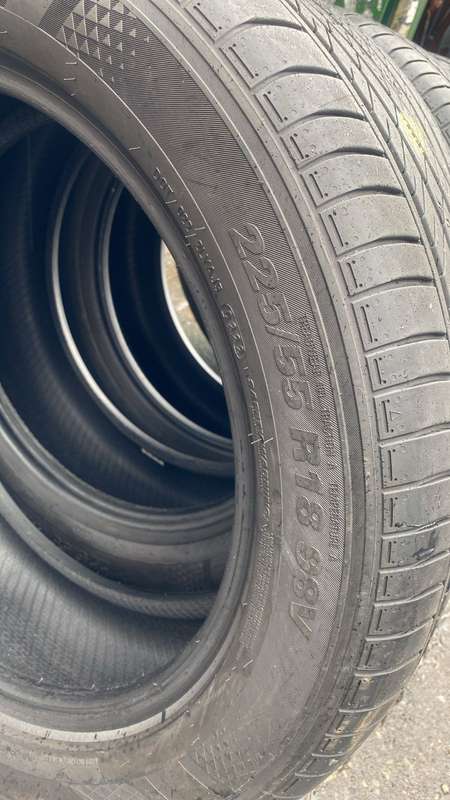 225/55/18 x 4 Kumho Solus fairly used tyres. 80% life