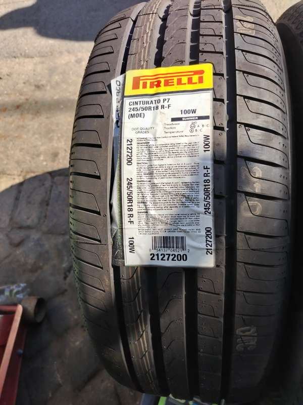 245/50R18 PIRELLI Cinturato P7 100W  MOE Runflat