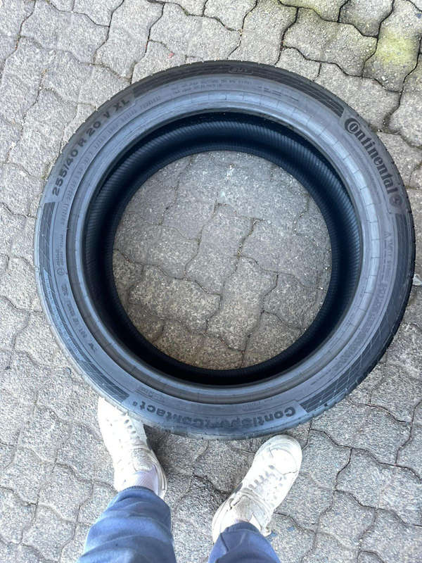 255/40/20 Continental Sport Contact5 used tyres