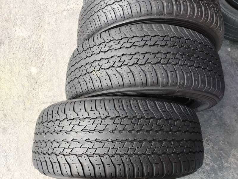 265/60/18 Dunlop Grandtrek AT. 70% life