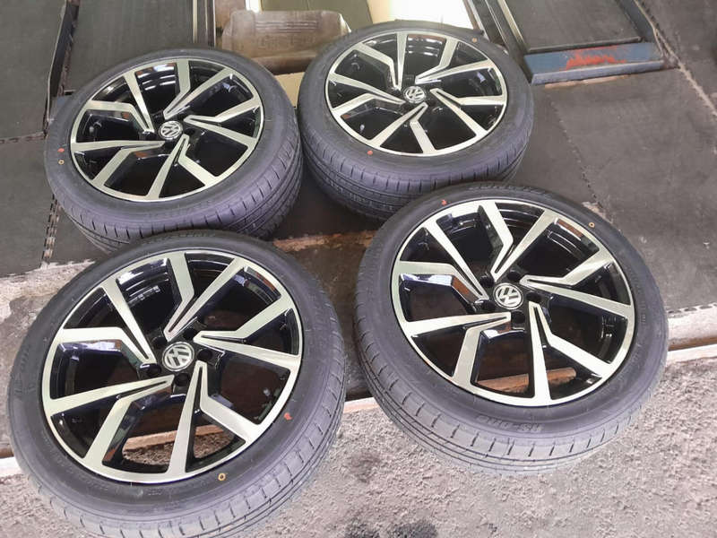 Set of Mags and Tyres for VW Golf