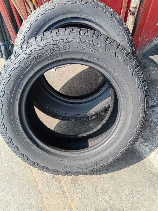 265/60/18 × 2 Hankook Dinapro ATM tyres
