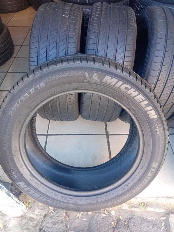 235/55/18 Michelin fairly used tyres