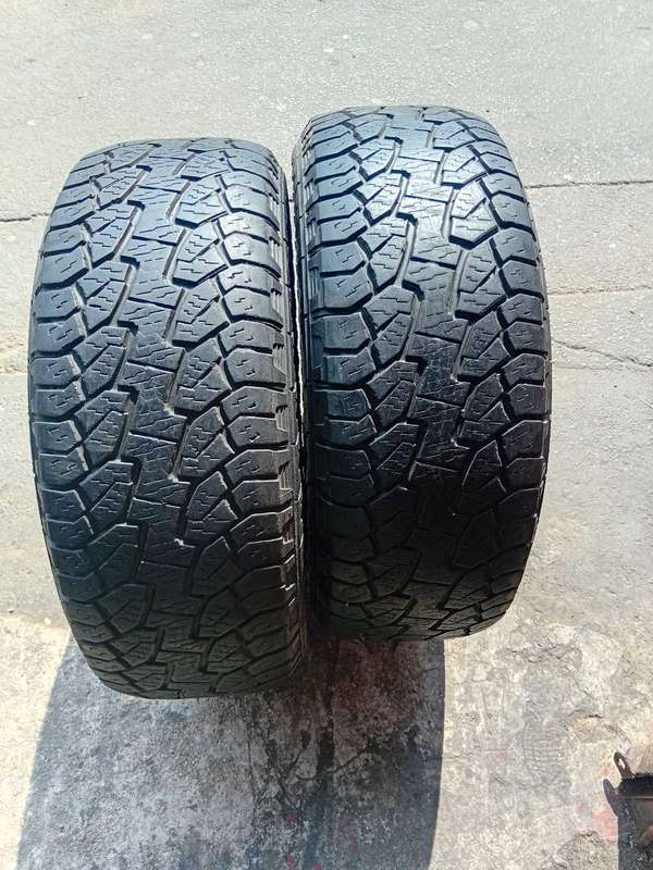 265/60/18 × 2 Hankook Dinapro ATM tyres