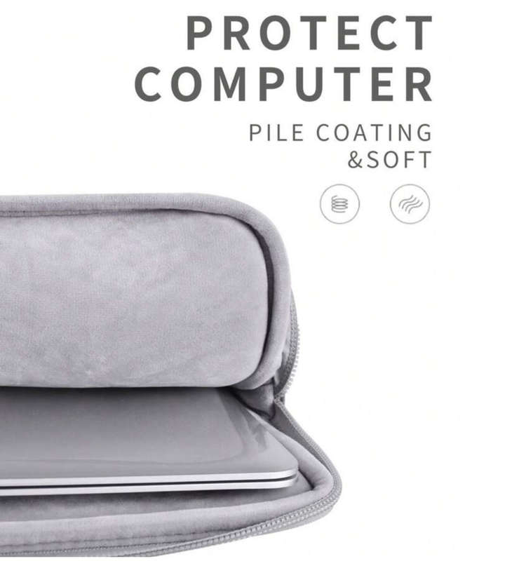 Canvas Artisan 13-Inches Laptop Sleeve & Accessory Pouch - Grey
