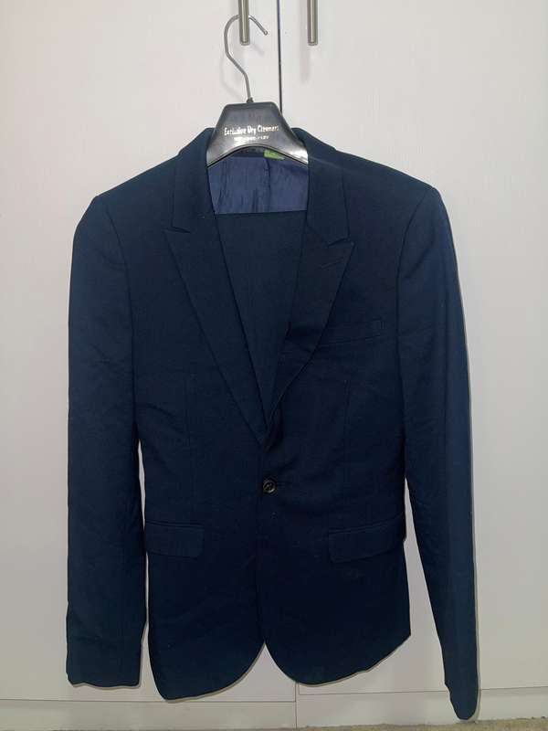 TOPMAN 2pc MENS SUIT - NAVY
